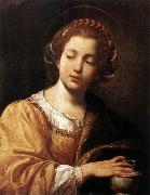 VOUET, Simon St Catherine er oil painting